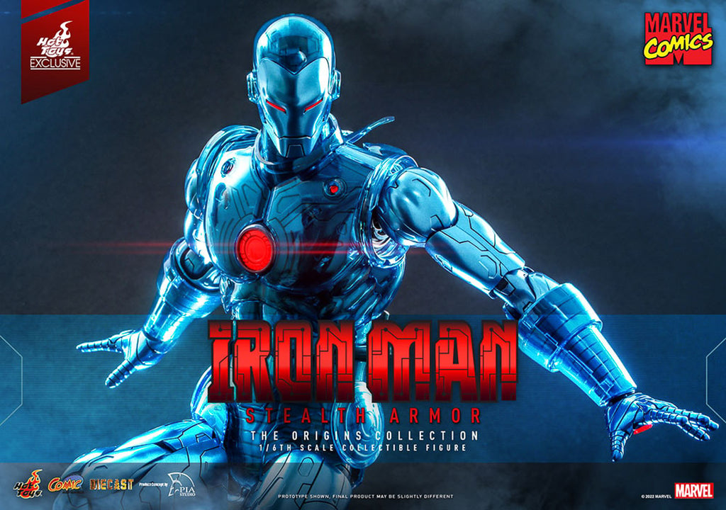 Figura Homem de Ferro Stealth Armor - Marvel - Sixth Scale - Hot Toys