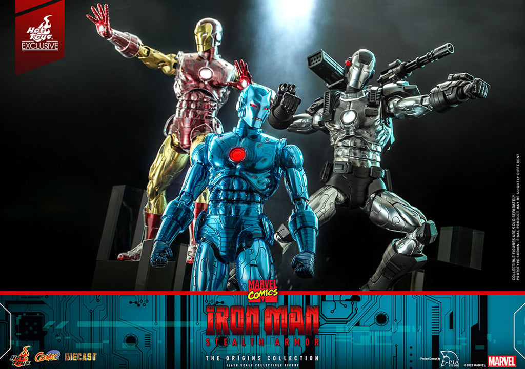 Figura Homem de Ferro Stealth Armor - Marvel - Sixth Scale - Hot Toys
