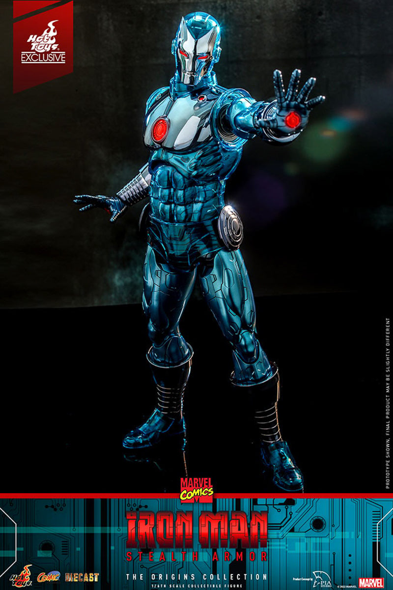 Figura Homem de Ferro Stealth Armor - Marvel - Sixth Scale - Hot Toys