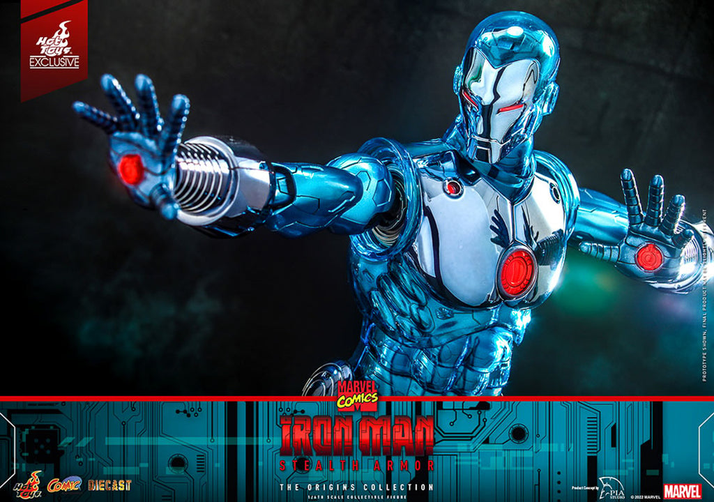 Figura Homem de Ferro Stealth Armor - Marvel - Sixth Scale - Hot Toys