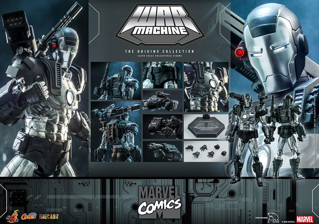 Figura Maquina de Combate Origins - Marvel - Sixth Scale - Hot Toys