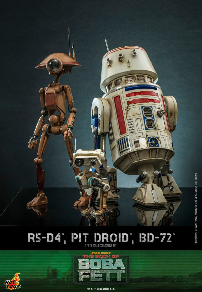 R5-D4 Pit Droid and BD-72 - Star Wars - Sixth Scale - Hot Toys