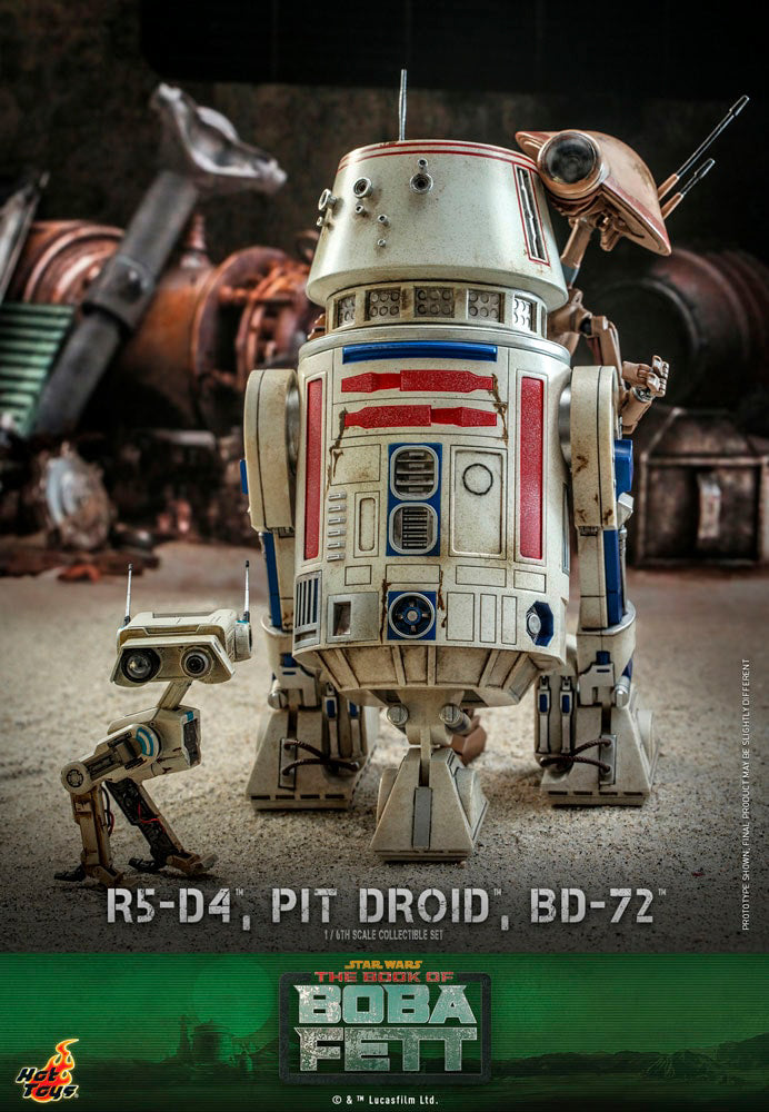 R5-D4 Pit Droid and BD-72 - Star Wars - Sixth Scale - Hot Toys