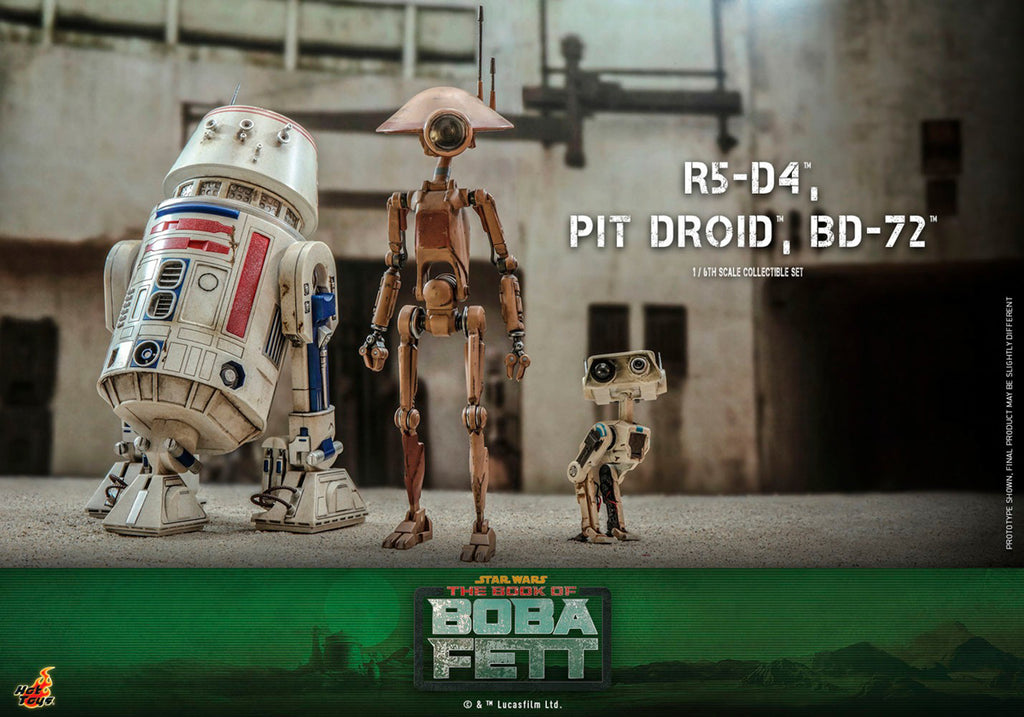R5-D4 Pit Droid and BD-72 - Star Wars - Sixth Scale - Hot Toys