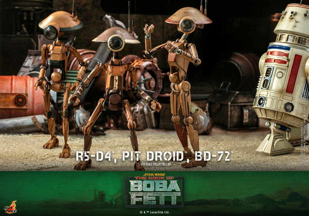R5-D4 Pit Droid and BD-72 - Star Wars - Sixth Scale - Hot Toys