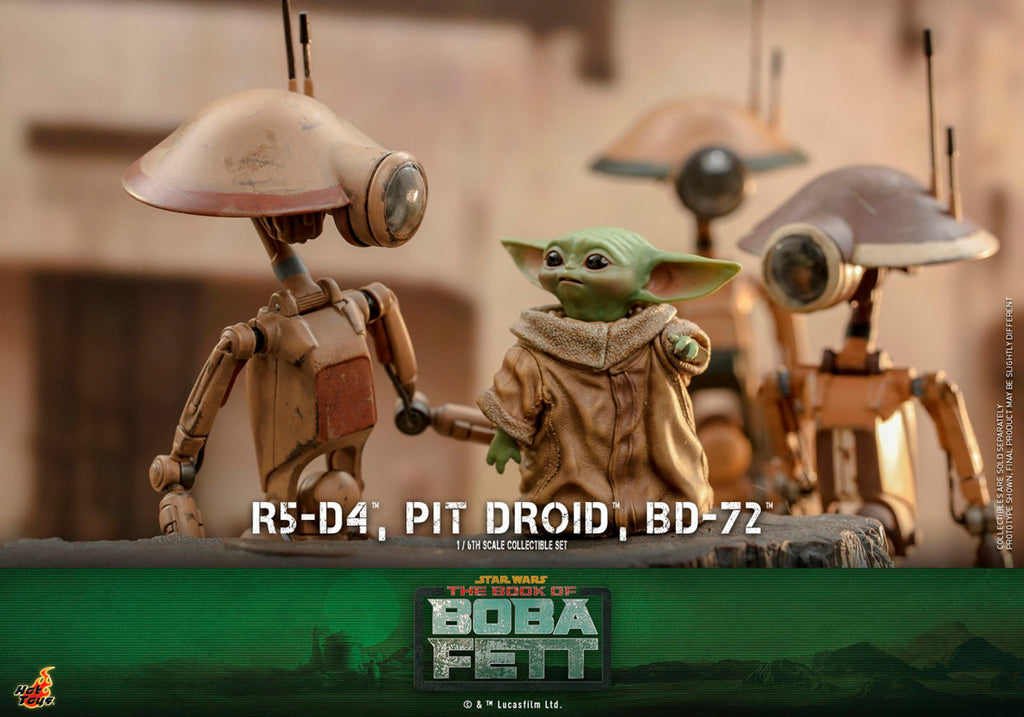 R5-D4 Pit Droid and BD-72 - Star Wars - Sixth Scale - Hot Toys