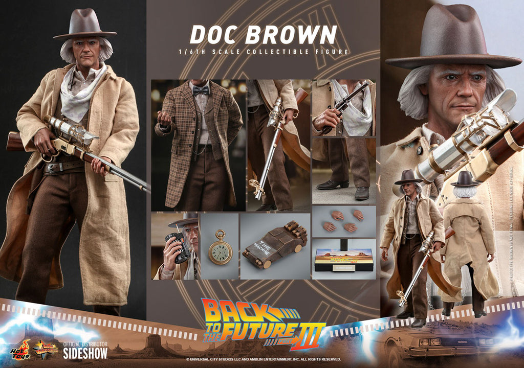 Doc Brown - Back to the Future III - Sixth Scale - Hot Toys
