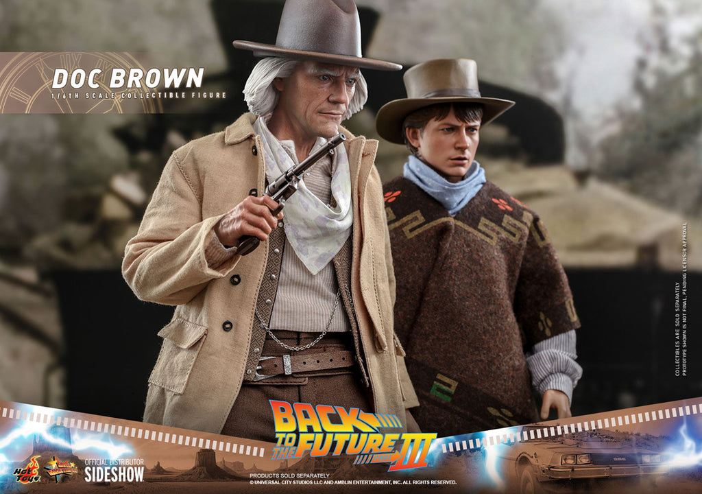 Doc Brown - Back to the Future III - Sixth Scale - Hot Toys