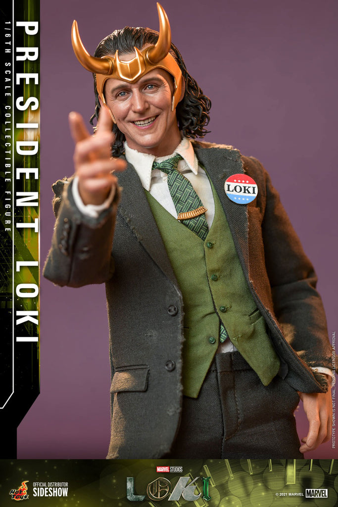 Figura Presidente Loki - Marvel - Sixth Scale - Hot Toys