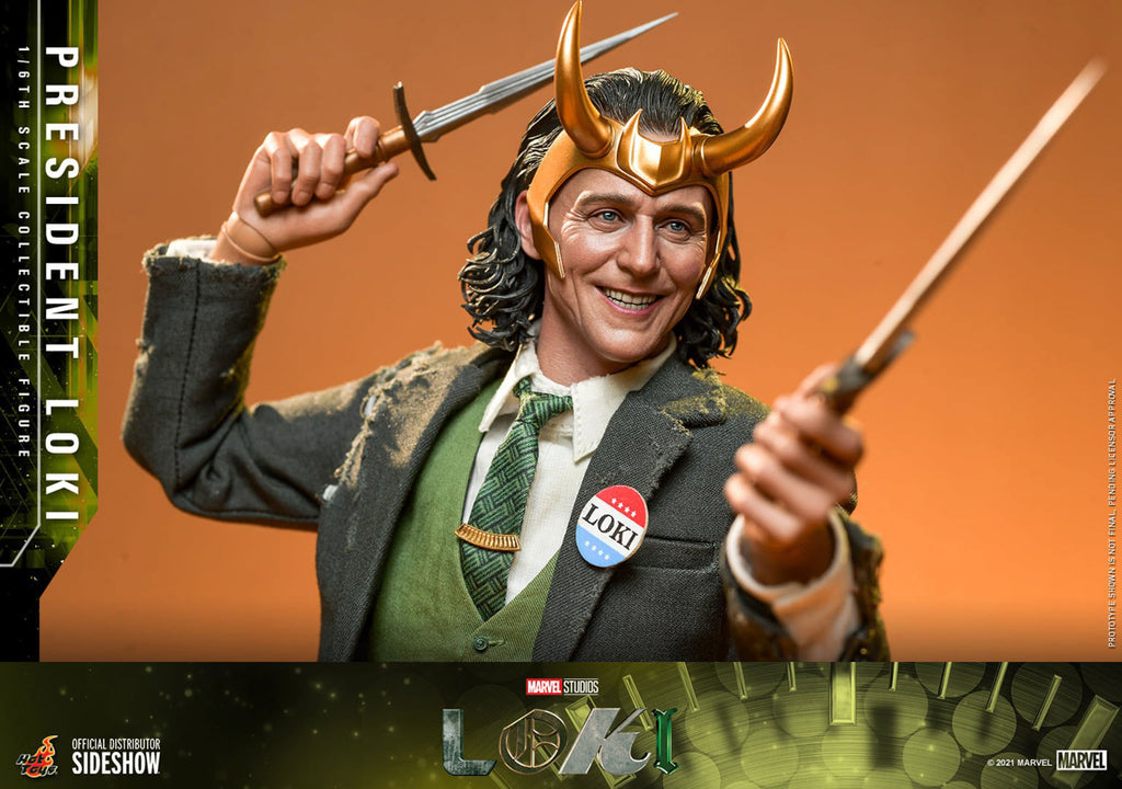 Figura Presidente Loki - Marvel - Sixth Scale - Hot Toys