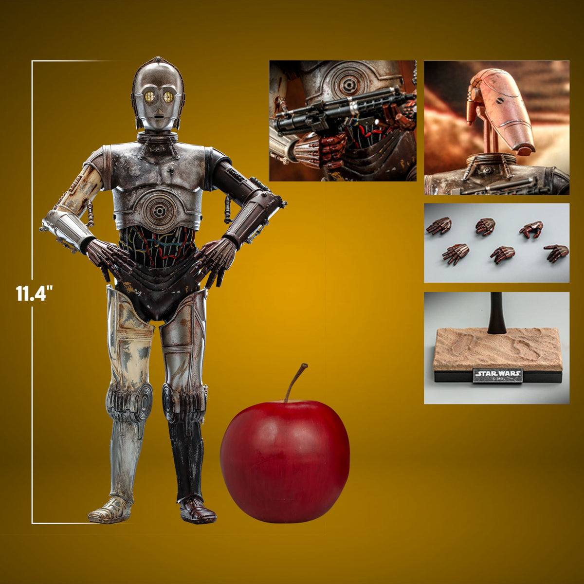 C-3PO - Star Wars - Sixth Scale - Hot Toys – Iron Studios Brasil