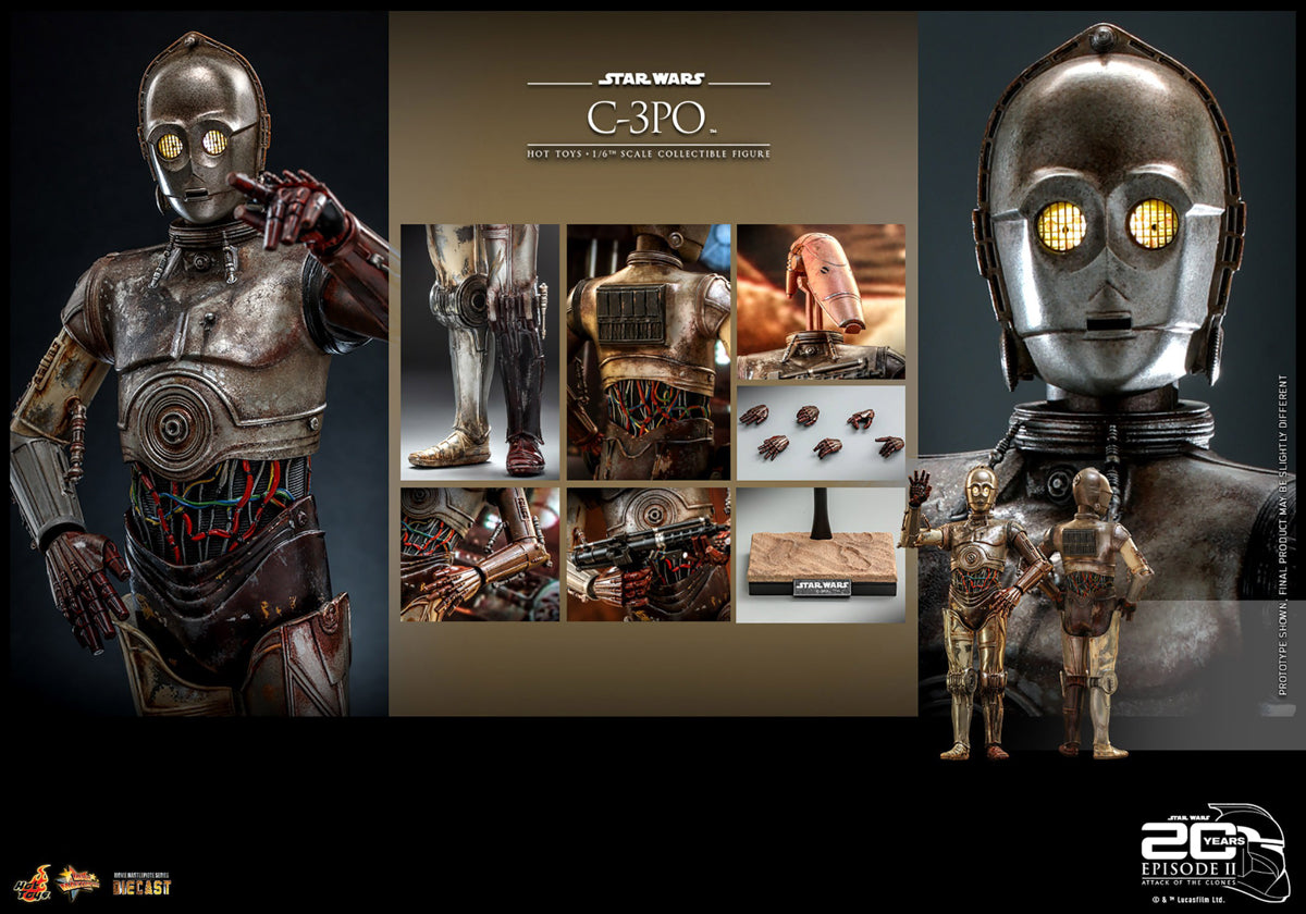 C-3PO - Star Wars - Sixth Scale - Hot Toys – Iron Studios Brasil