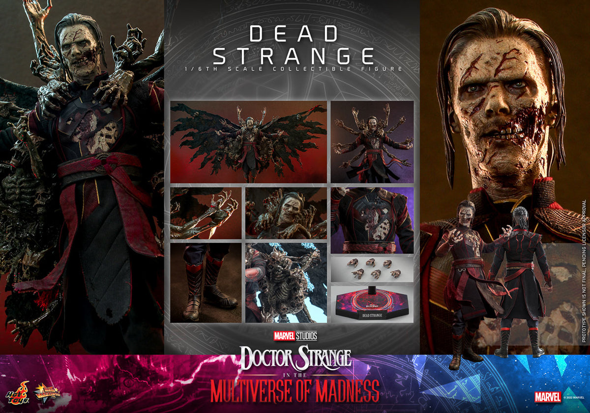 Figura Defensor Estranho Zumbi - Marvel - Sixth Scale - Hot Toys Figura Defensor Estranho Zumbi - Marvel - Sixth Scale - Hot Toys
