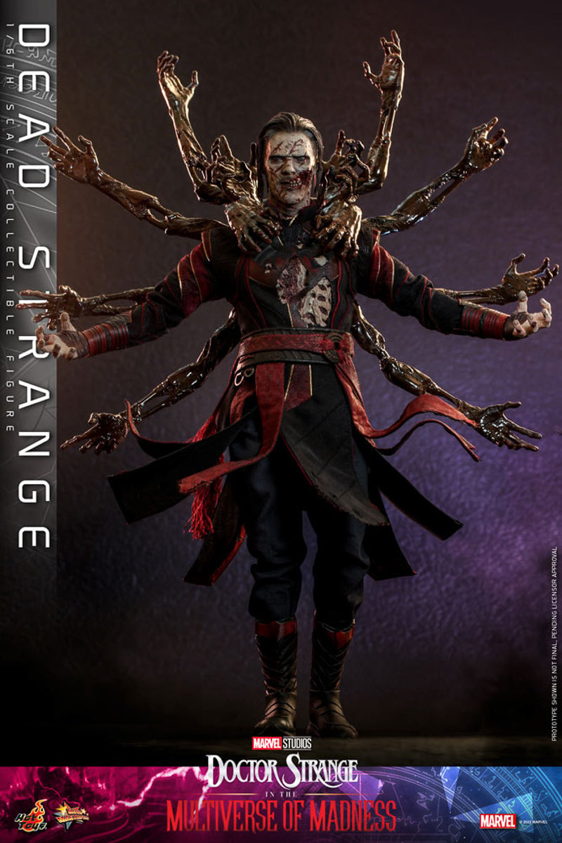 Figura Defensor Estranho Zumbi - Marvel - Sixth Scale - Hot Toys Figura Defensor Estranho Zumbi - Marvel - Sixth Scale - Hot Toys