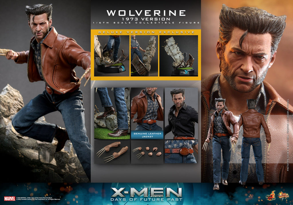Figura Wolverine 1973 Deluxe Version - Marvel - Sixth Scale - Hot Toys