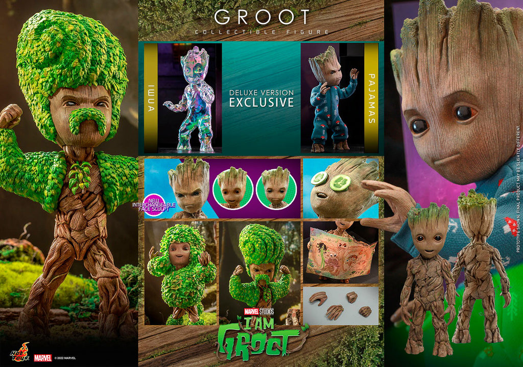 Figura Groot Deluxe Version - Marvel - Sixth Scale - Hot Toys
