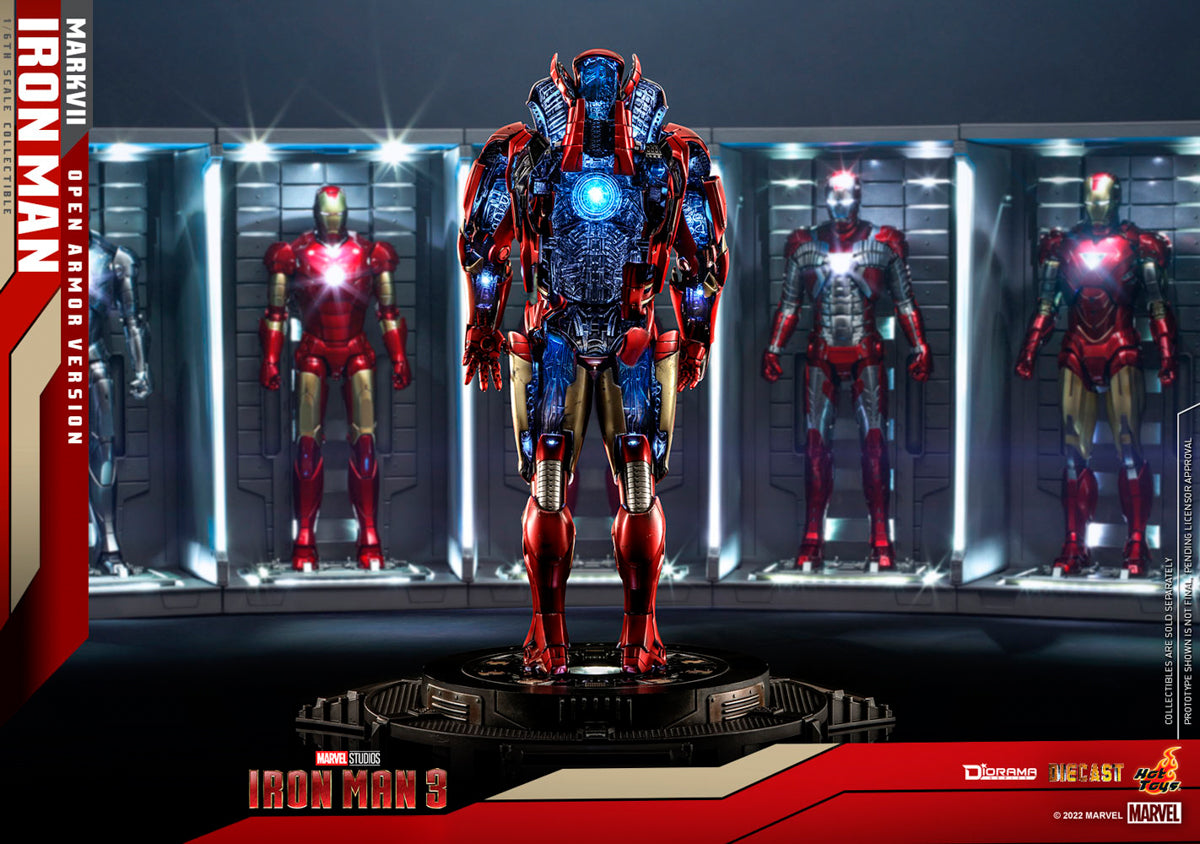 Figura Iron Man Mark VII Open Armor Version - Marvel - Sixth Scale
