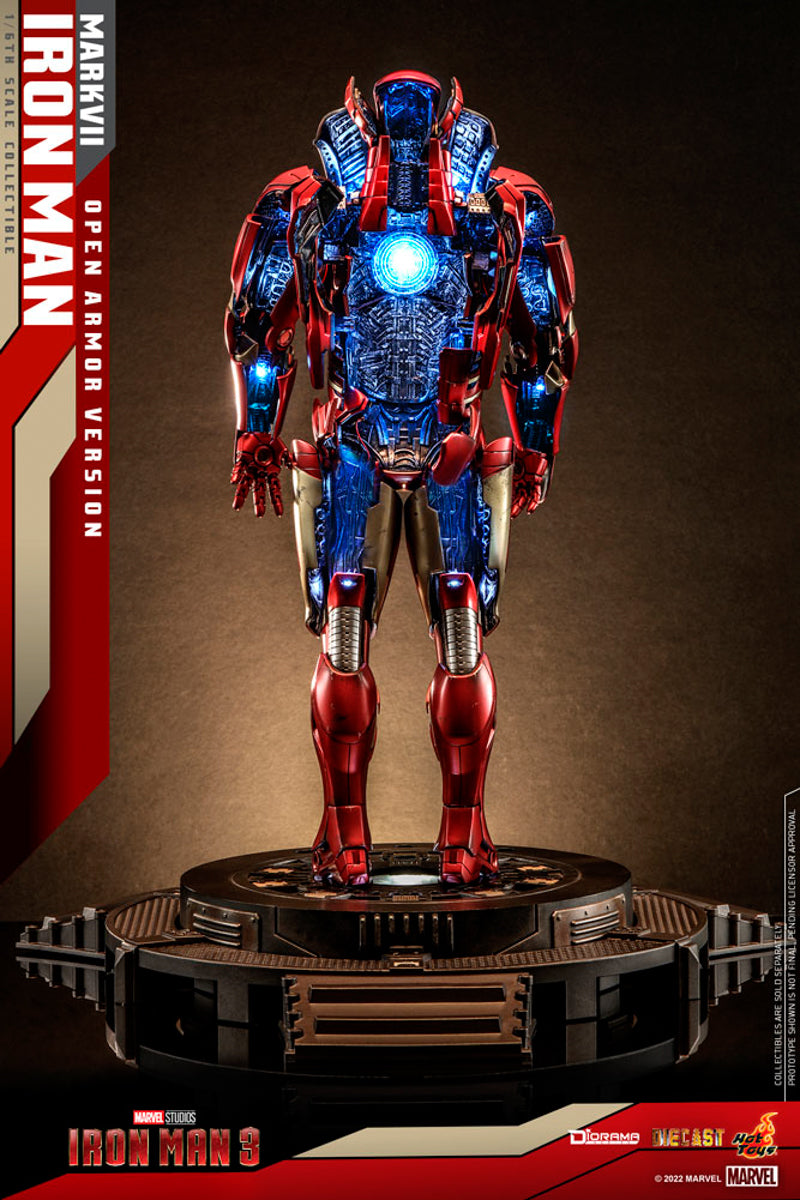 Figura Iron Man Mark VII Open Armor Version - Marvel - Sixth Scale