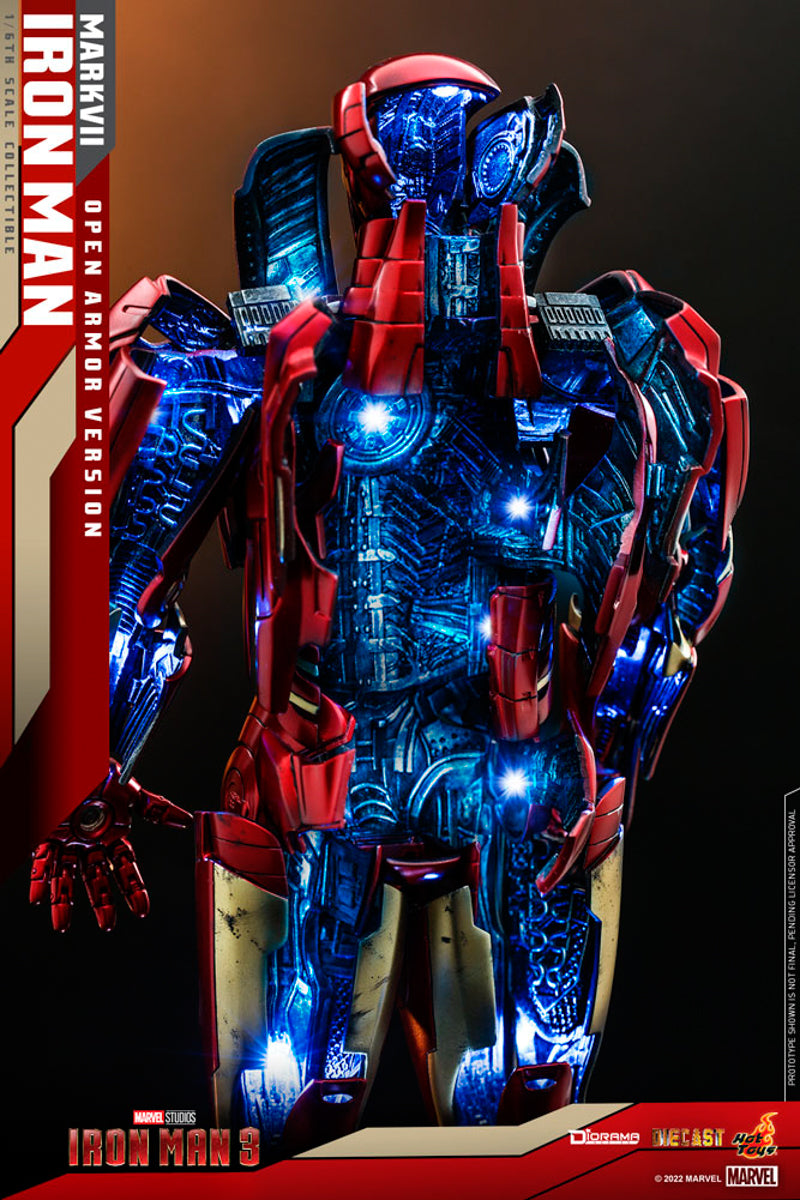 Figura Iron Man Mark VII Open Armor Version - Marvel - Sixth Scale