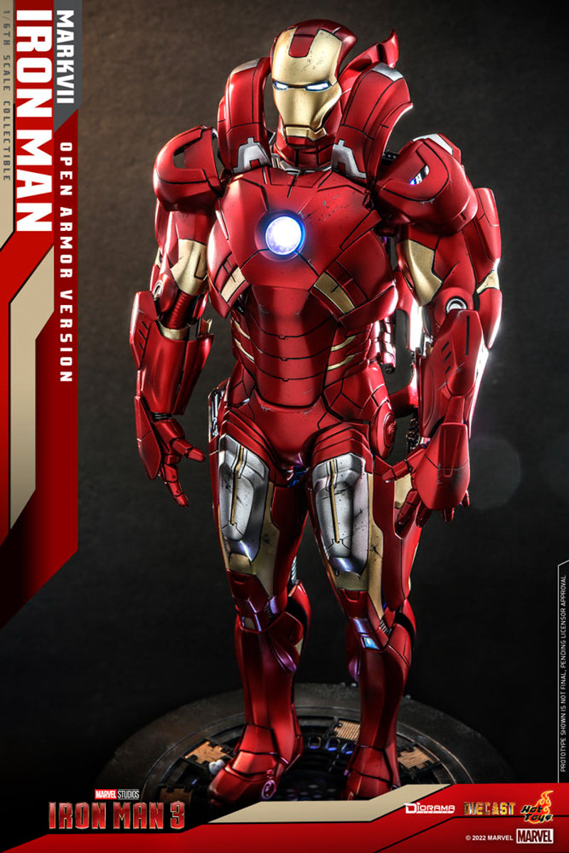 IRON MAN / MARK 7（マーク7） Figura Iron Man Mark VII Open Armor Version - Marvel - Sixth Scale