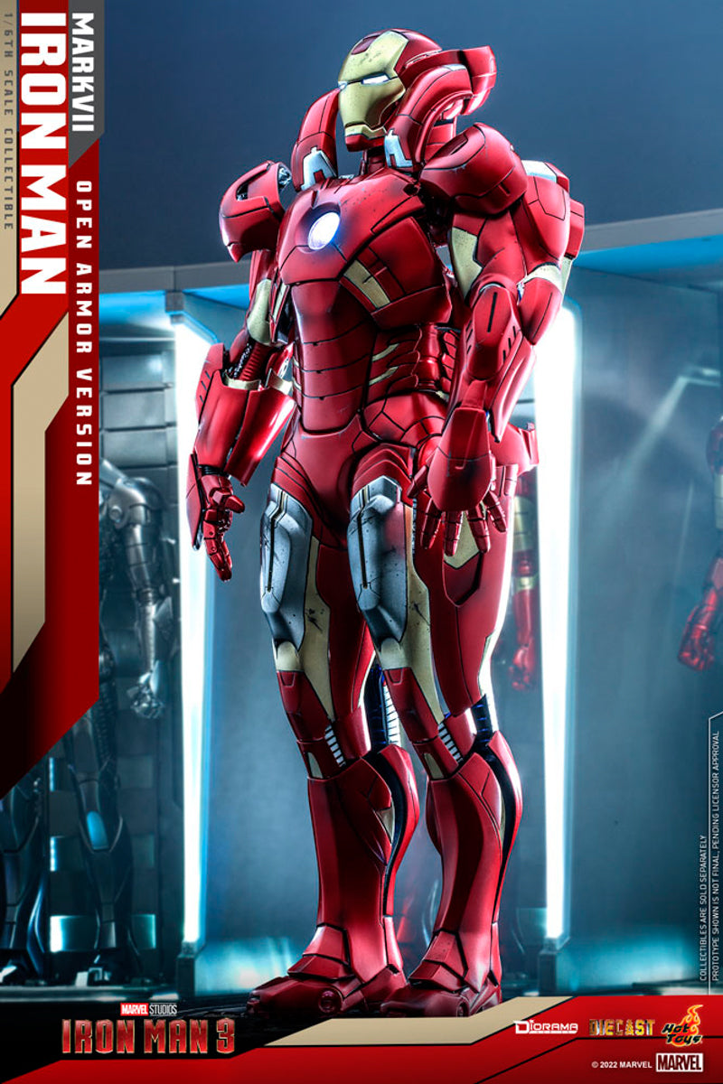 Figura Iron Man Mark VII Open Armor Version - Marvel - Sixth Scale - Hot Toys