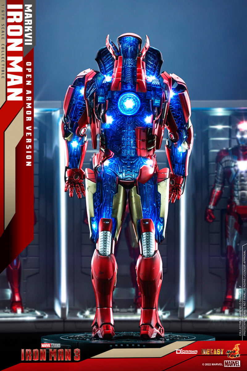 IRON MAN / MARK 7（マーク7） Figura Iron Man Mark VII Open Armor Version - Marvel - Sixth Scale