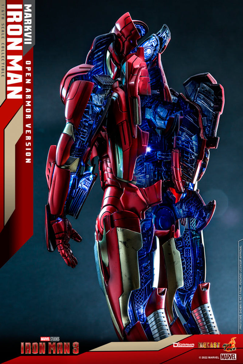 Figura Iron Man Mark VII Open Armor Version - Marvel - Sixth Scale