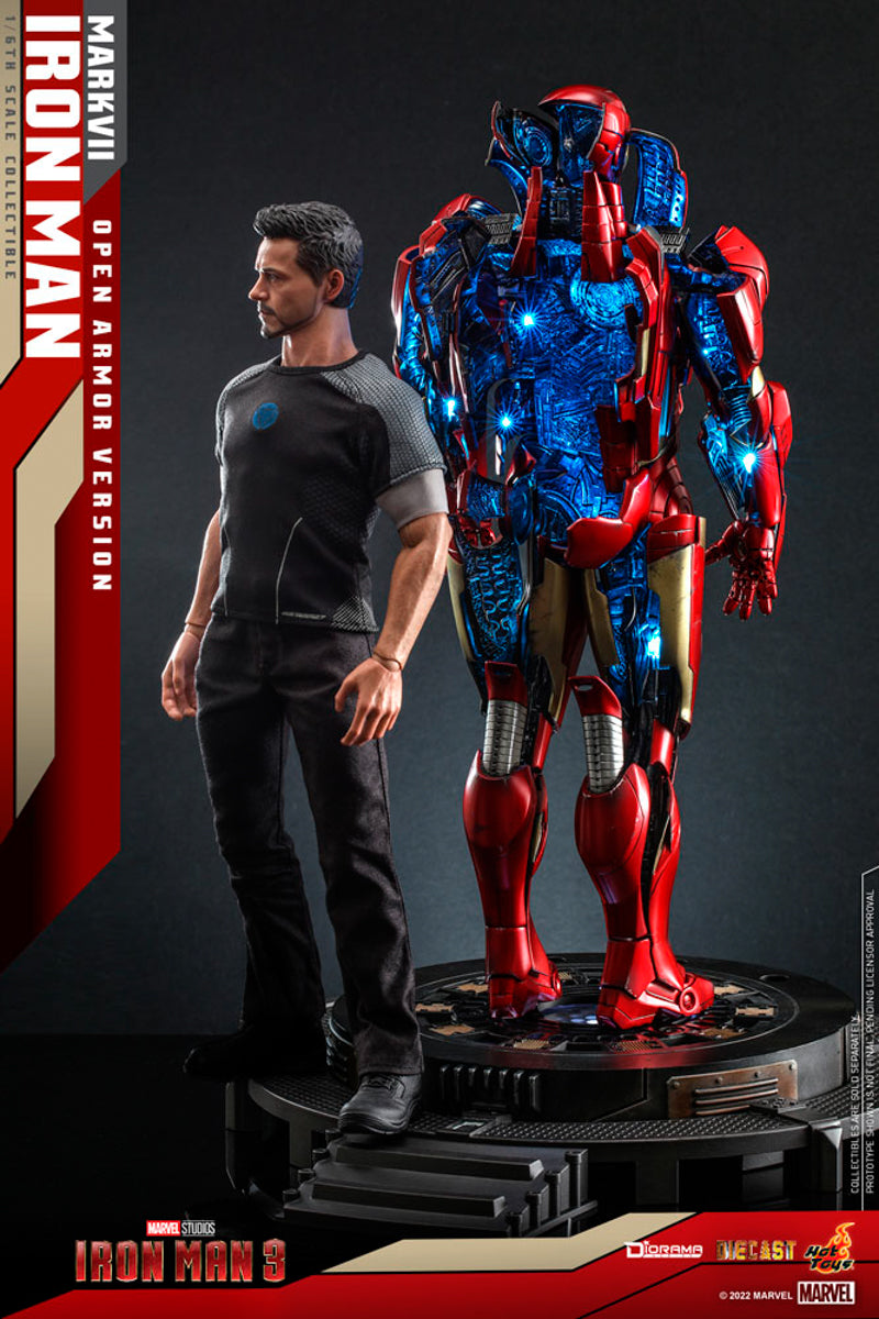 Figura Iron Man Mark VII Open Armor Version - Marvel - Sixth Scale - Hot Toys