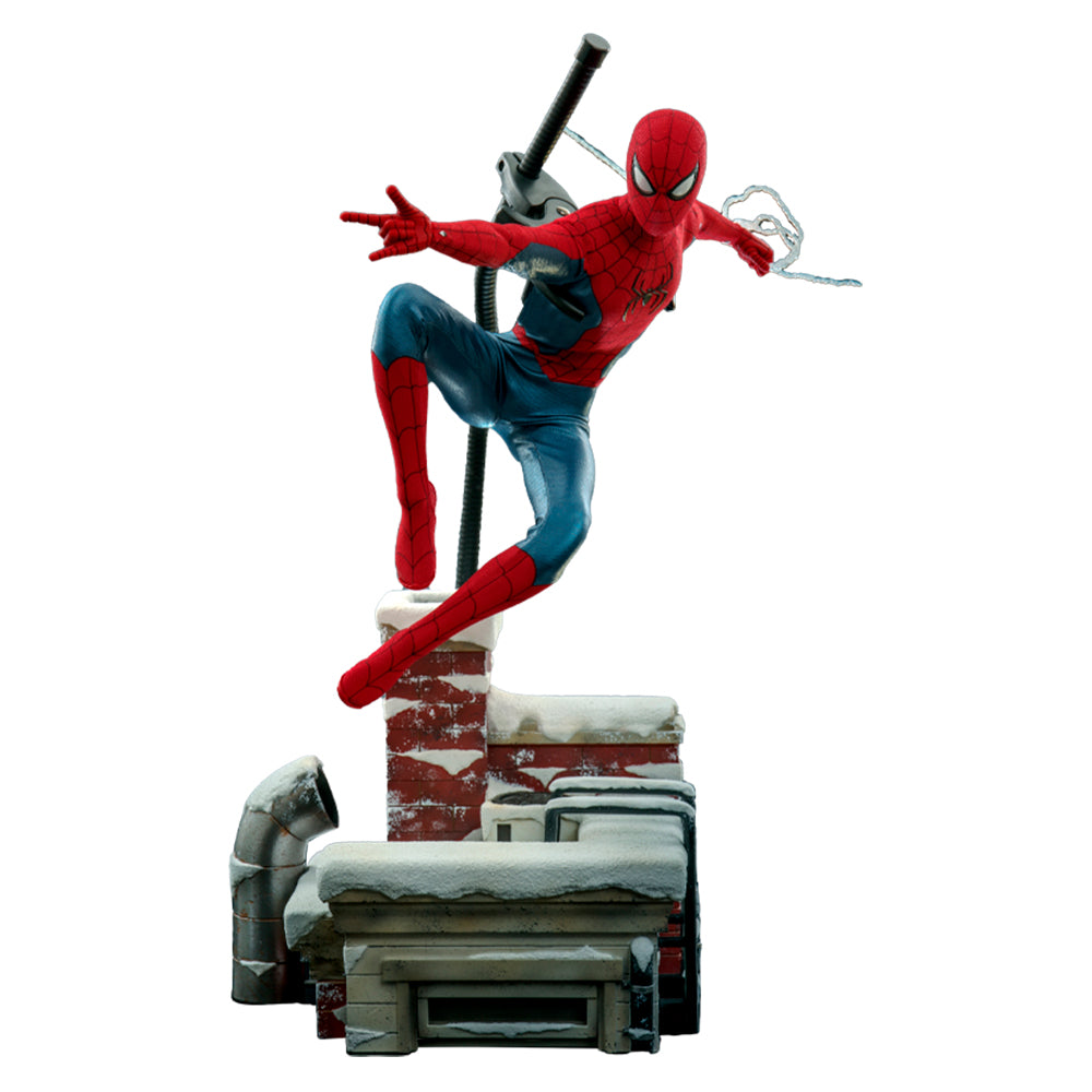 アメコミ Hot Toys Spider-Man New Red&Blue Suit DX Figura Spider