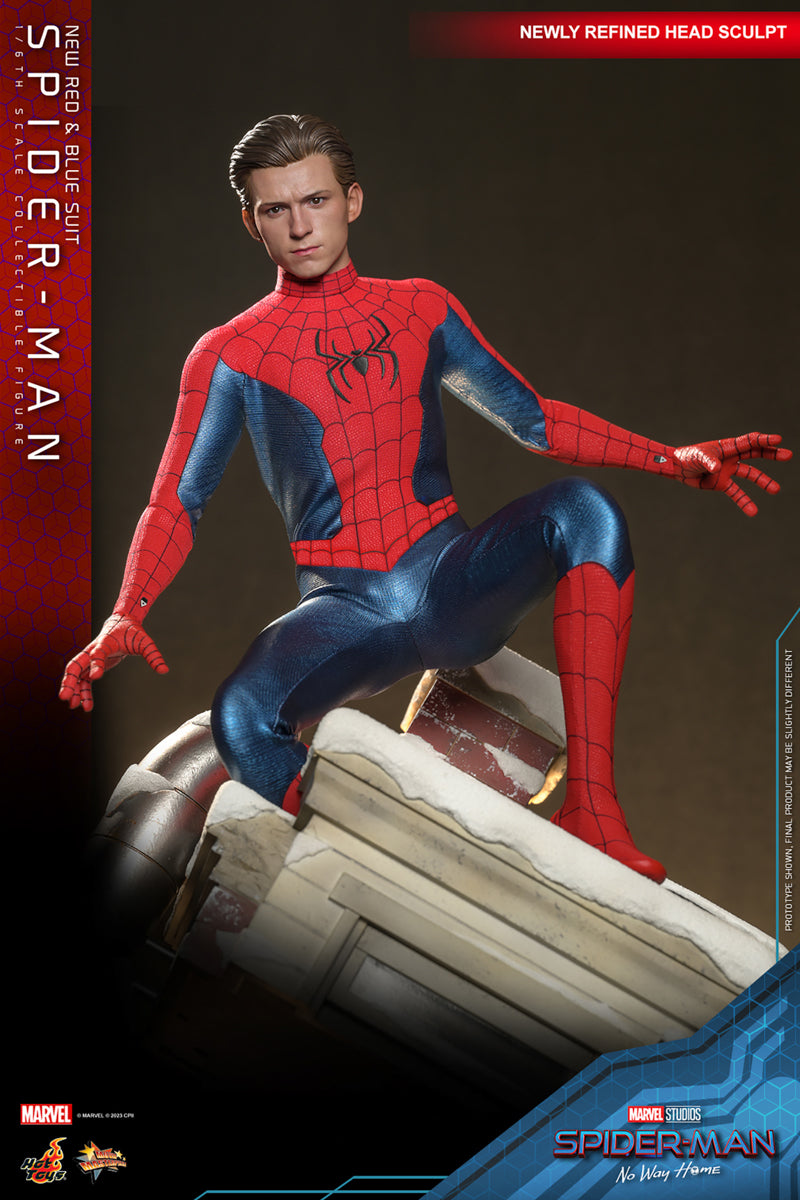 Figura Spider-Man Red and Blue Suit Deluxe - Marvel - Sixth Scale - Hot Toys