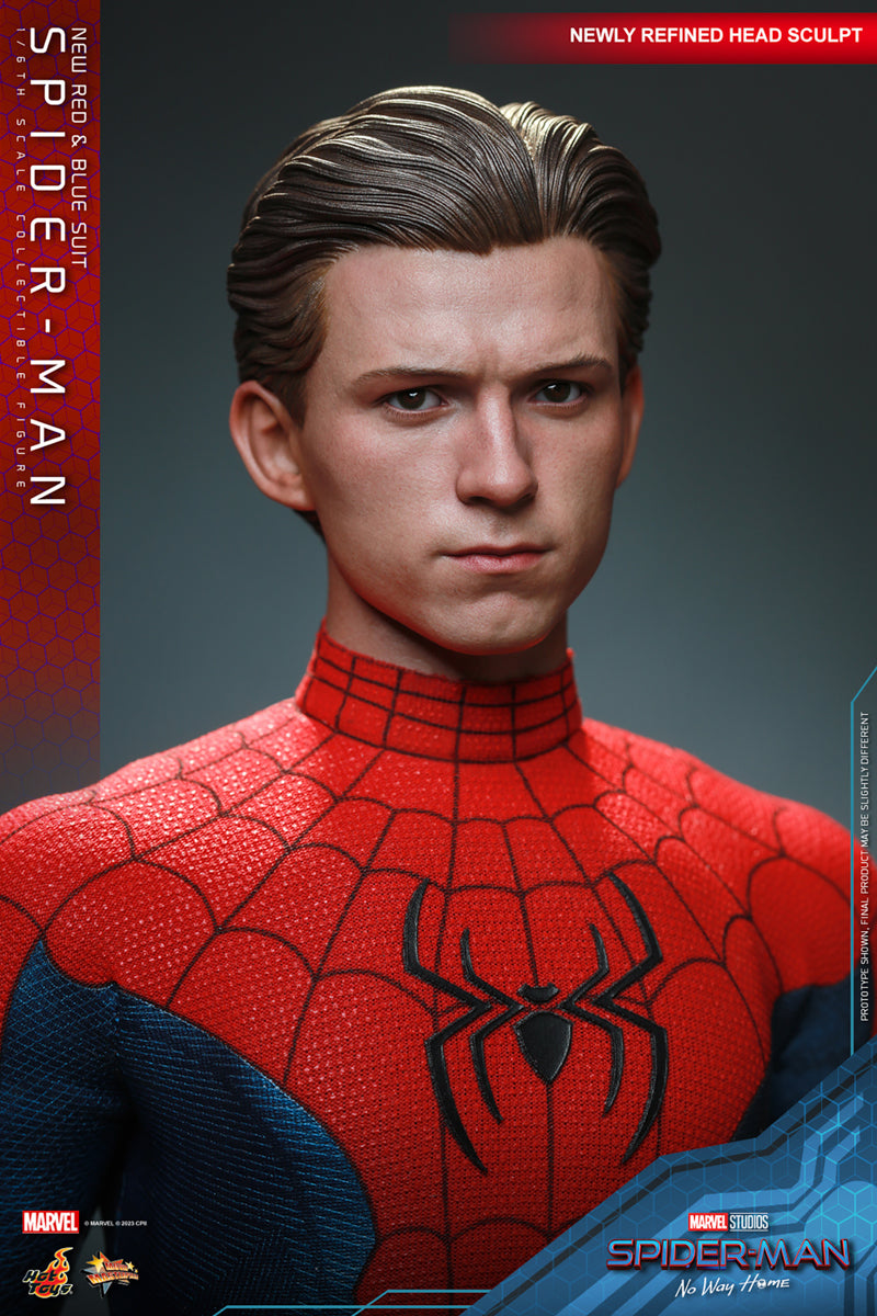 Figura Spider-Man Red and Blue Suit Deluxe - Marvel - Sixth Scale - Hot Toys
