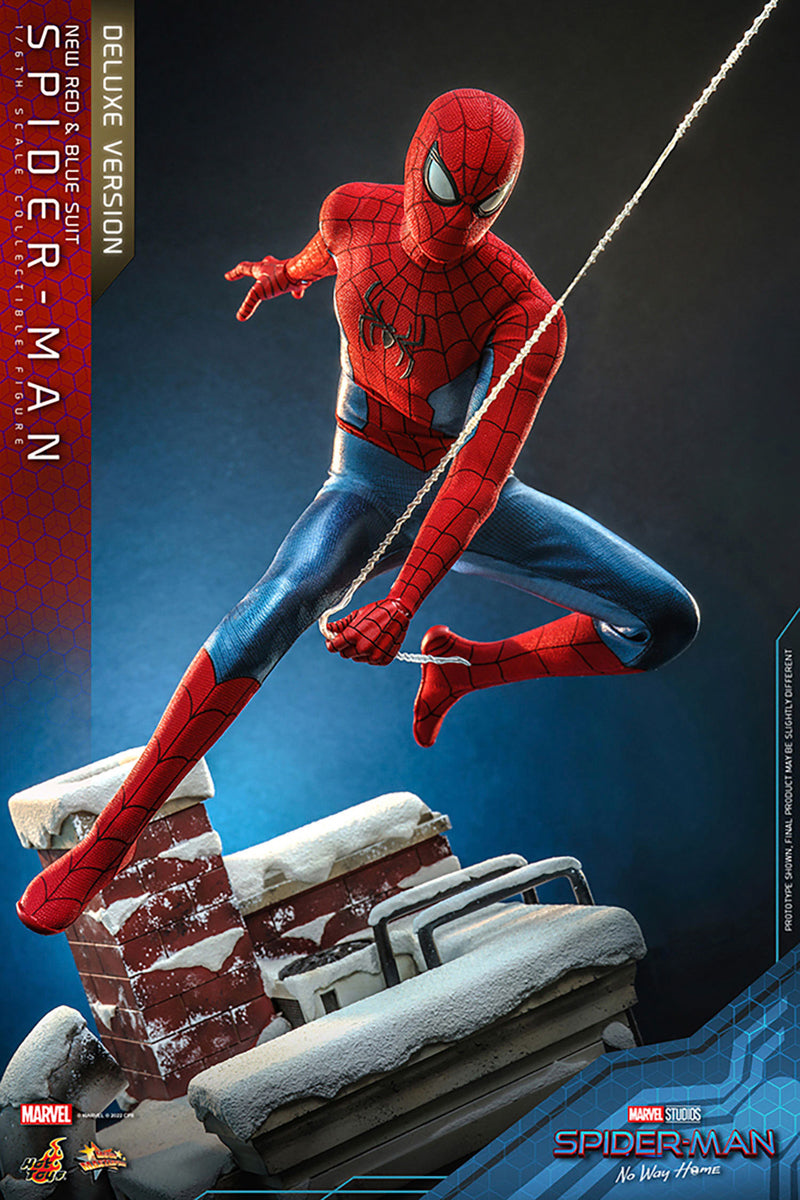Figura Spider-Man Red and Blue Suit Deluxe - Marvel - Sixth Scale - Hot Toys