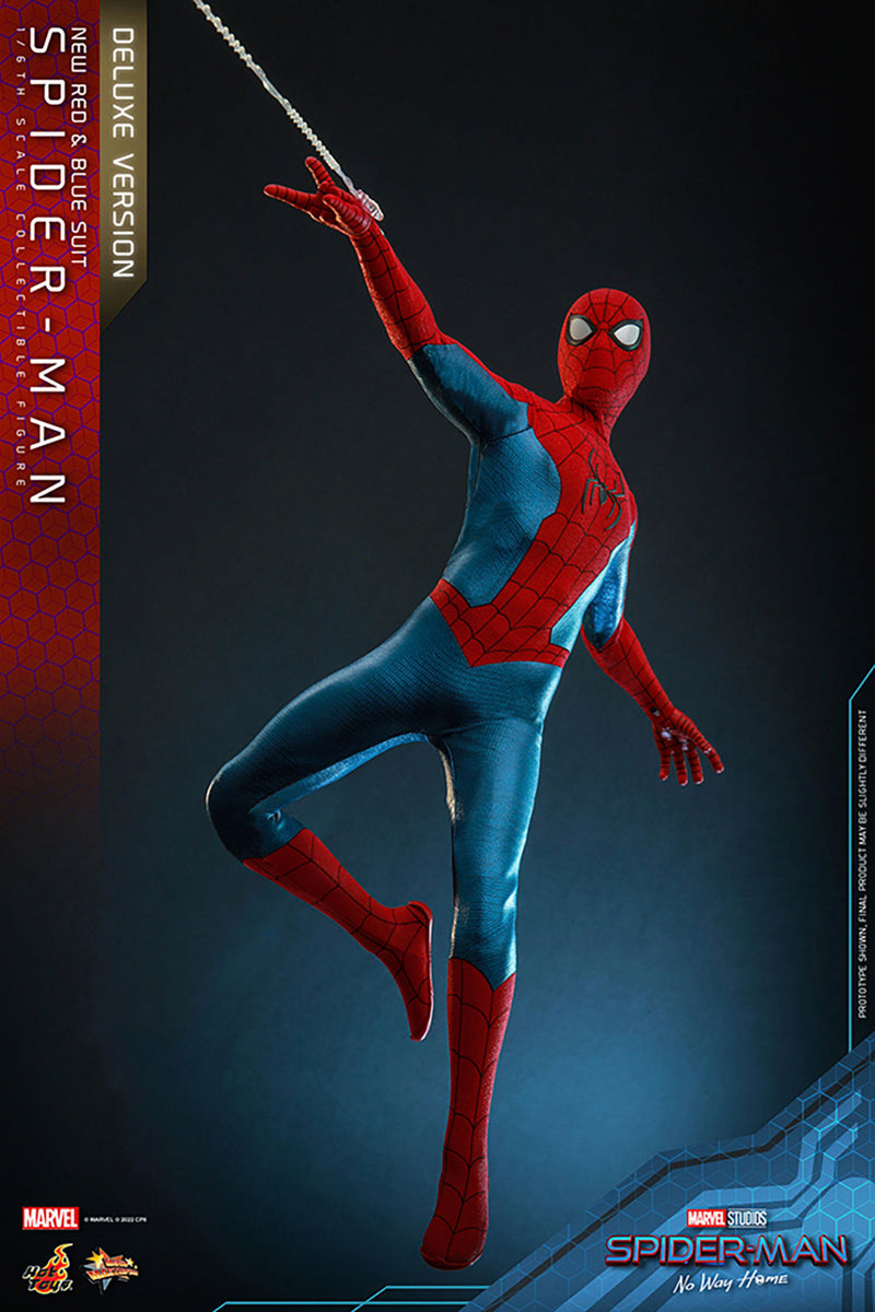 Figura Spider-Man Red and Blue Suit Deluxe - Marvel - Sixth Scale - Hot Toys