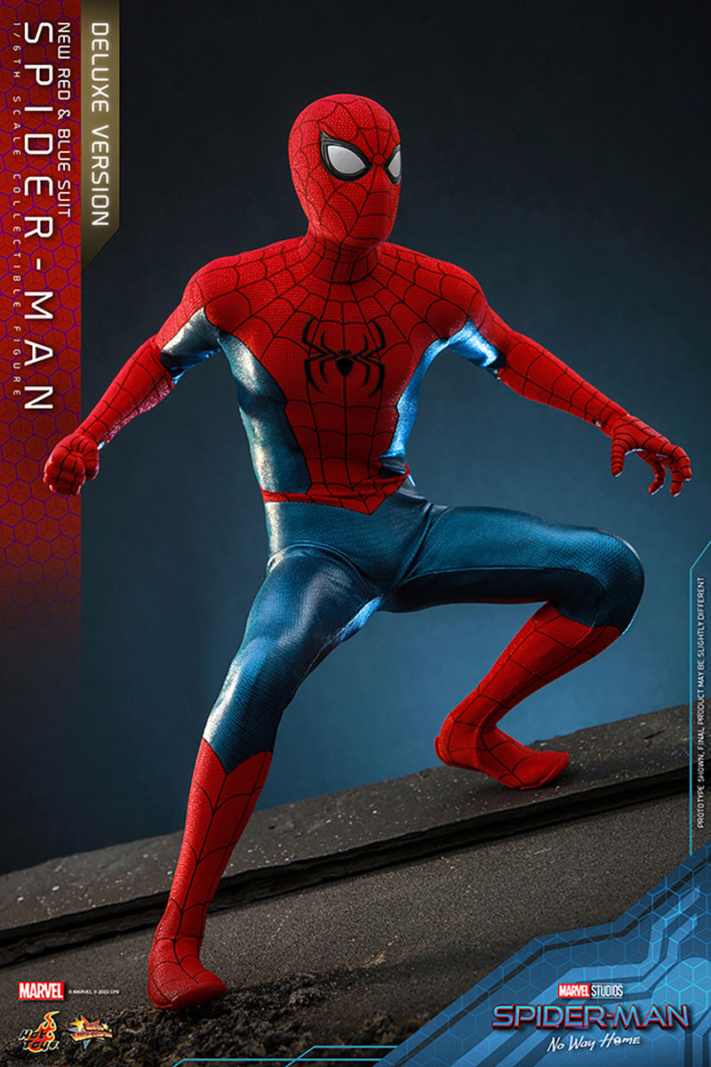 Figura Spider-Man Red and Blue Suit Deluxe - Marvel - Sixth Scale - Hot Toys
