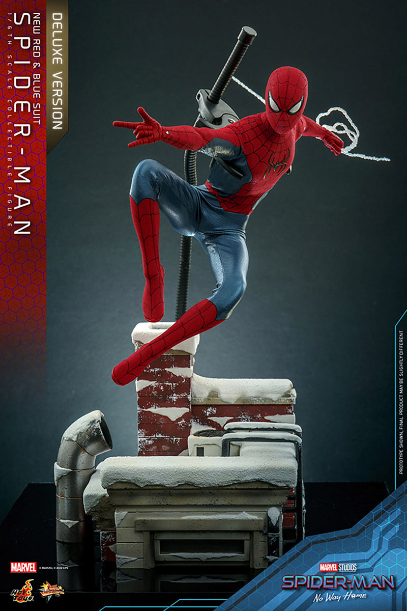 Figura Spider-Man Red and Blue Suit Deluxe - Marvel - Sixth Scale - Hot Toys