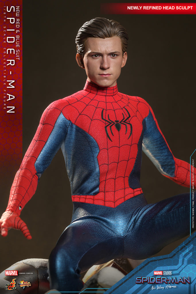 Figura Spider-Man Red and Blue Suit Deluxe - Marvel - Sixth Scale - Hot Toys