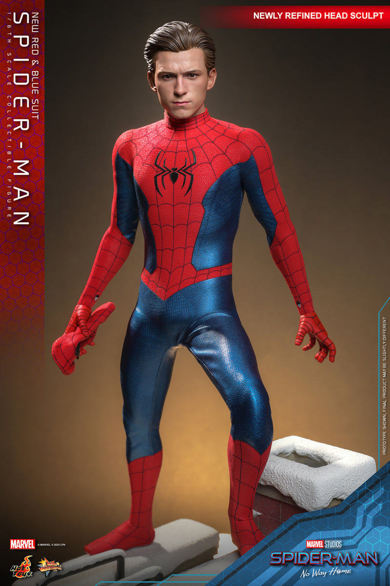Figura Spider-Man Red and Blue Suit Deluxe - Marvel - Sixth Scale - Hot Toys
