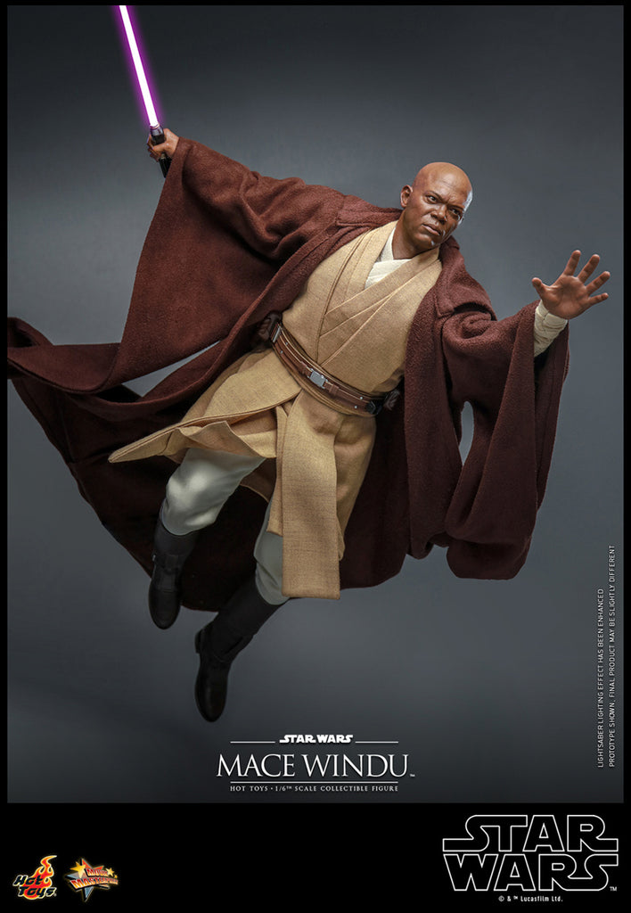 Figura Mace Windu - Star Wars - Sixth Scale - Hot Toys