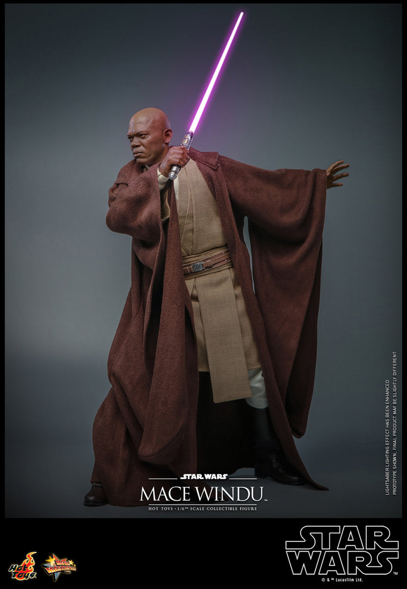 Figura Mace Windu - Star Wars - Sixth Scale - Hot Toys – Iron