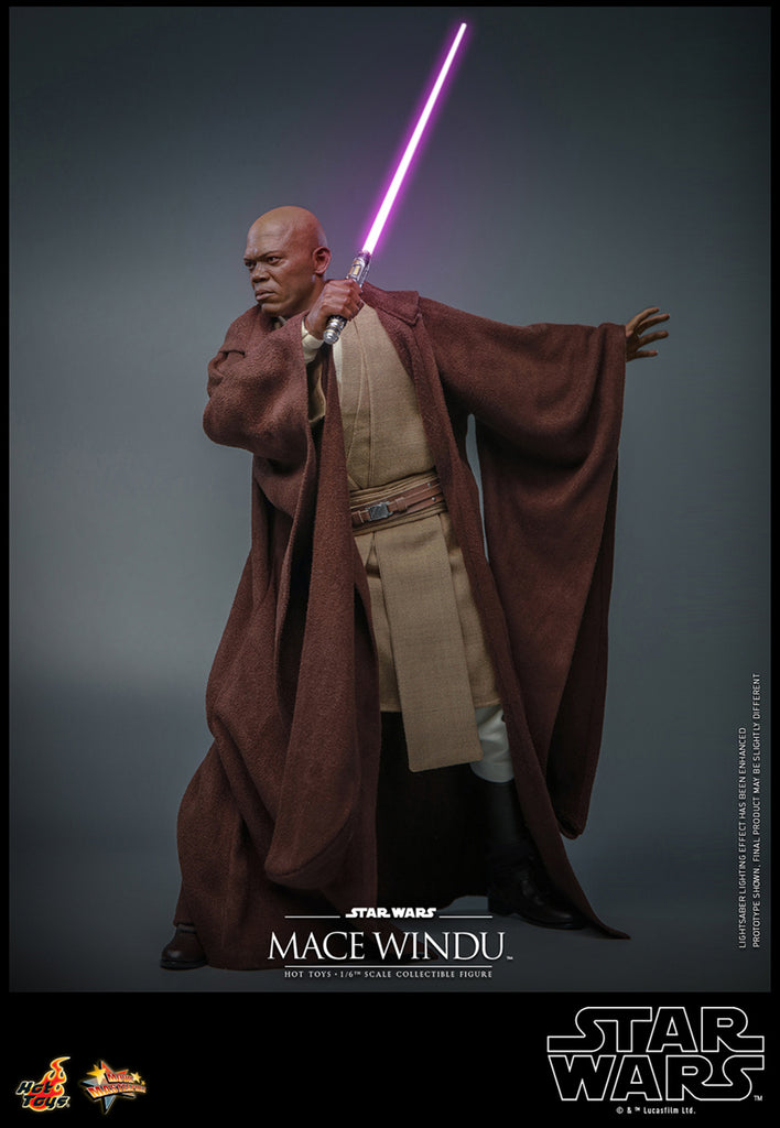 Figura Mace Windu - Star Wars - Sixth Scale - Hot Toys