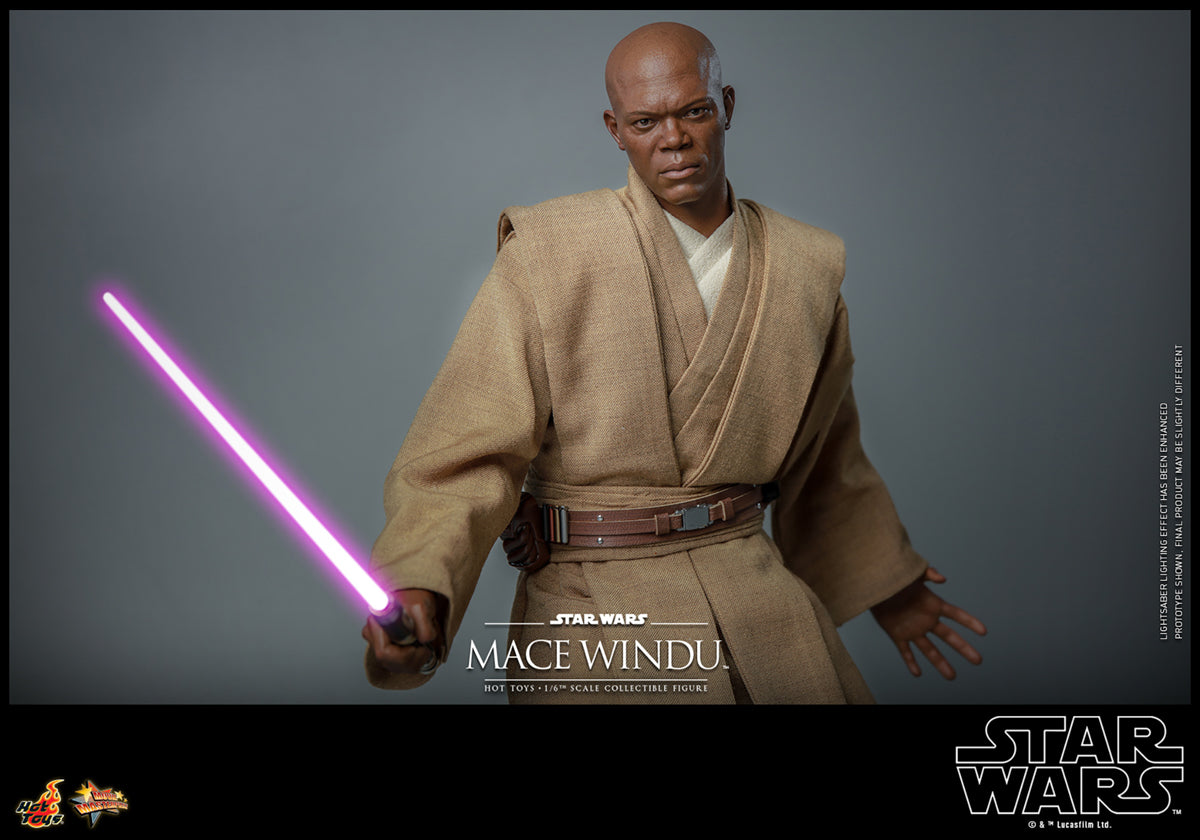1点物! 新品 正規品 MACE WINDUメースウィンヂュースターウオーズ Figura Mace Windu - Star Wars - Sixth Scale - Hot Toys – Iron