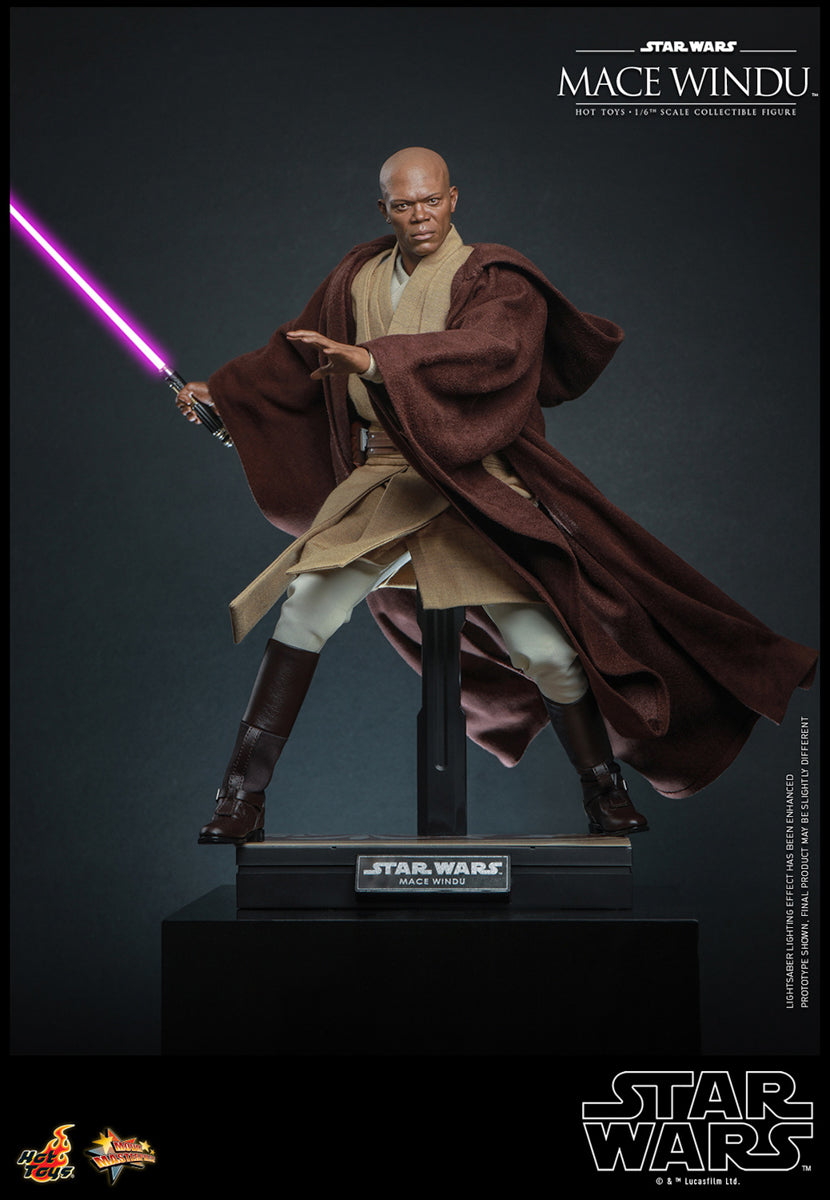 Figura Mace Windu - Star Wars - Sixth Scale - Hot Toys – Iron
