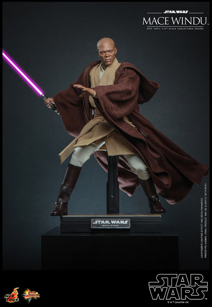 Figura Mace Windu - Star Wars - Sixth Scale - Hot Toys