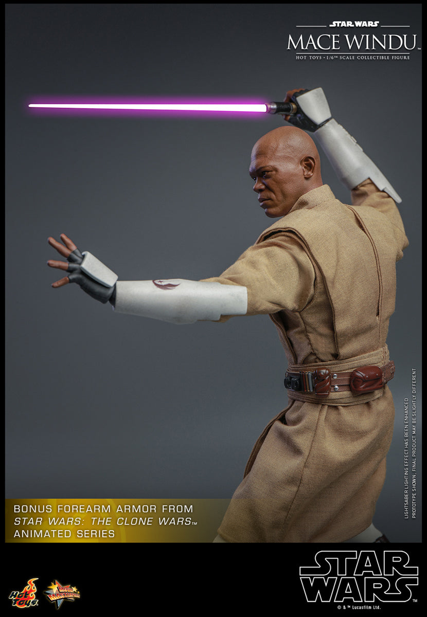 Figura Mace Windu - Star Wars - Sixth Scale - Hot Toys – Iron