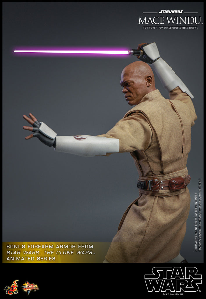 Figura Mace Windu - Star Wars - Sixth Scale - Hot Toys