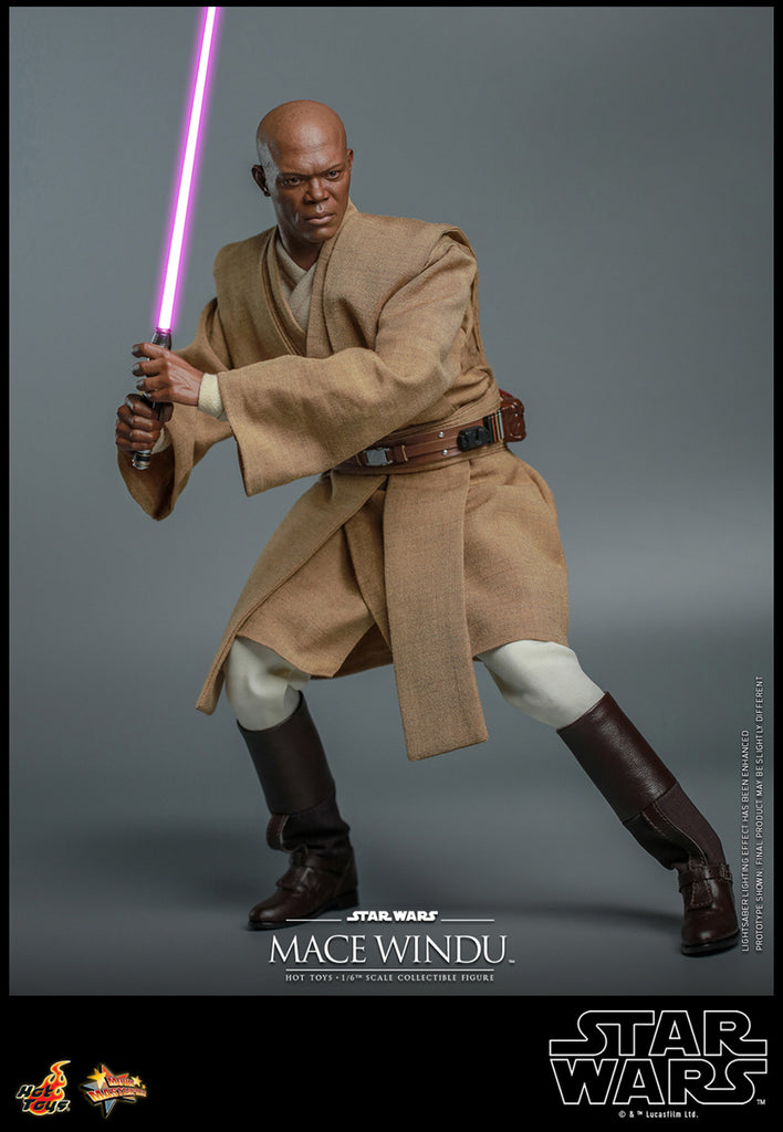 Figura Mace Windu - Star Wars - Sixth Scale - Hot Toys