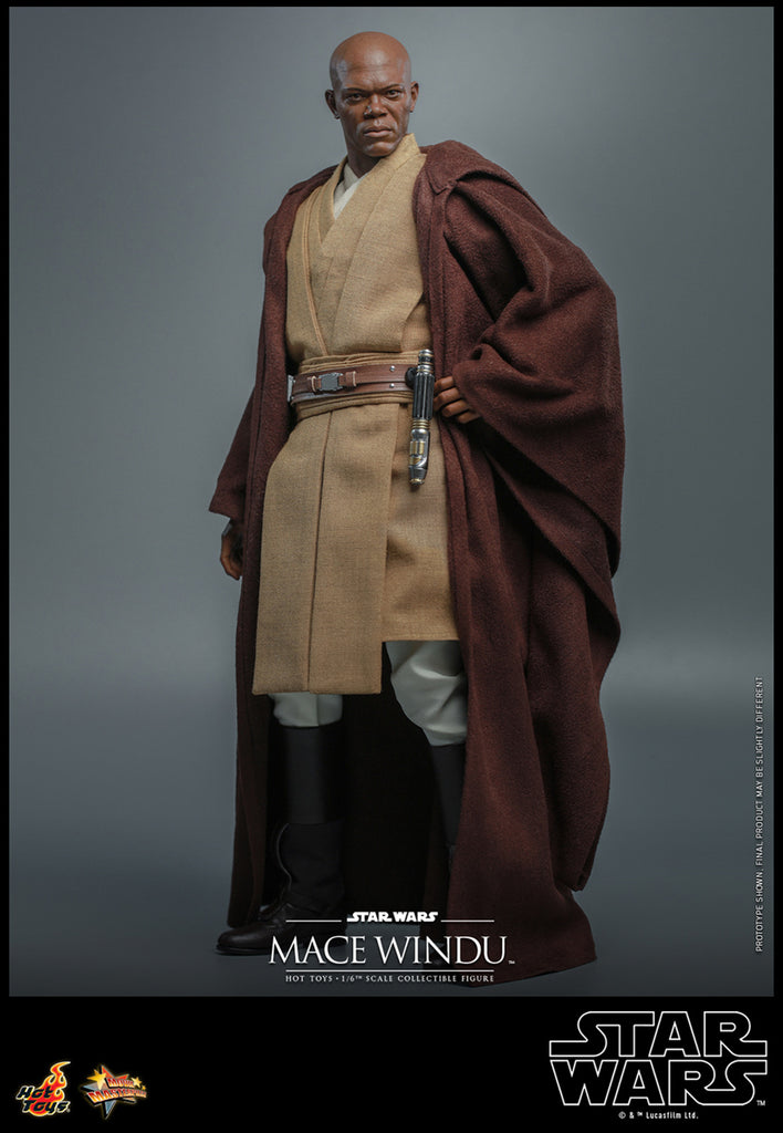 Figura Mace Windu - Star Wars - Sixth Scale - Hot Toys