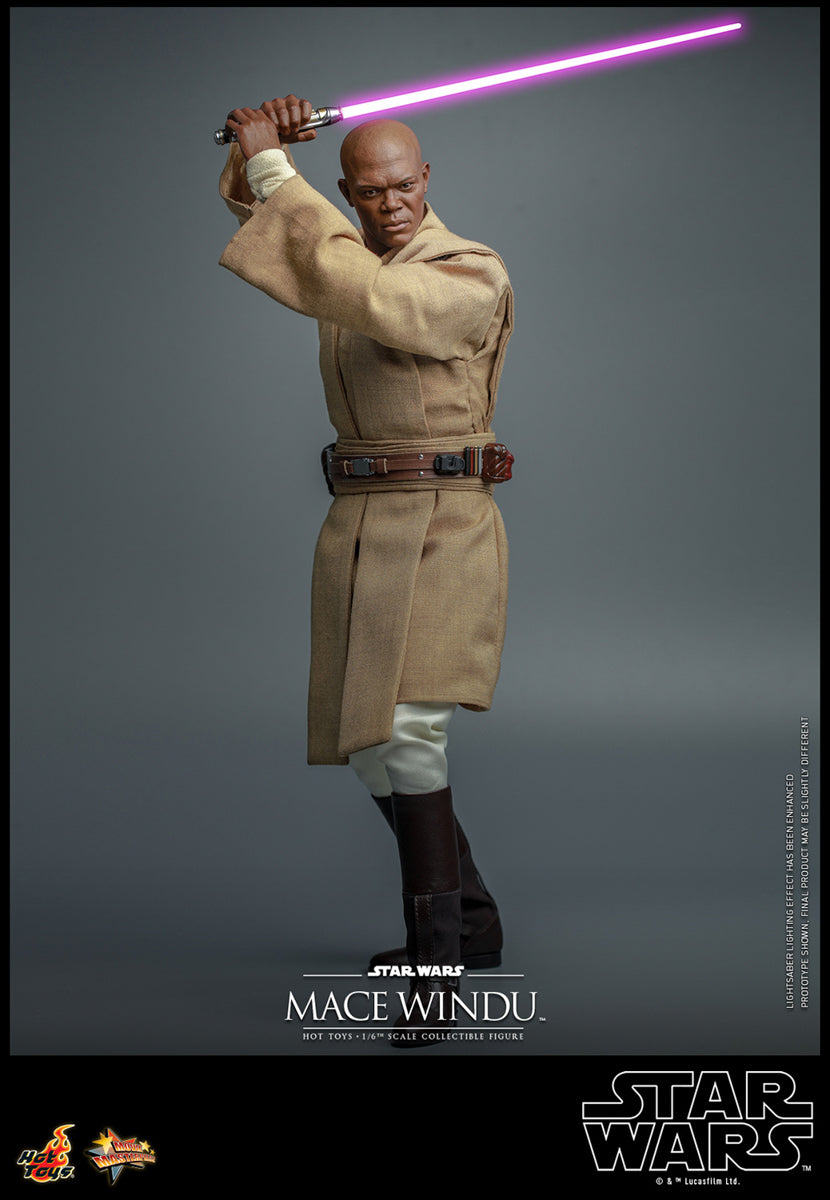 Figura Mace Windu - Star Wars - Sixth Scale - Hot Toys – Iron