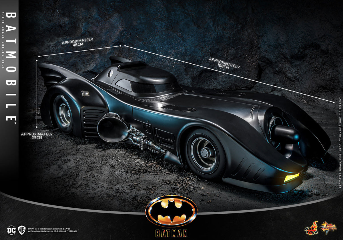 Figura Batmobile 1989 - DC - Sixth Scale - Hot Toys – Iron Studios