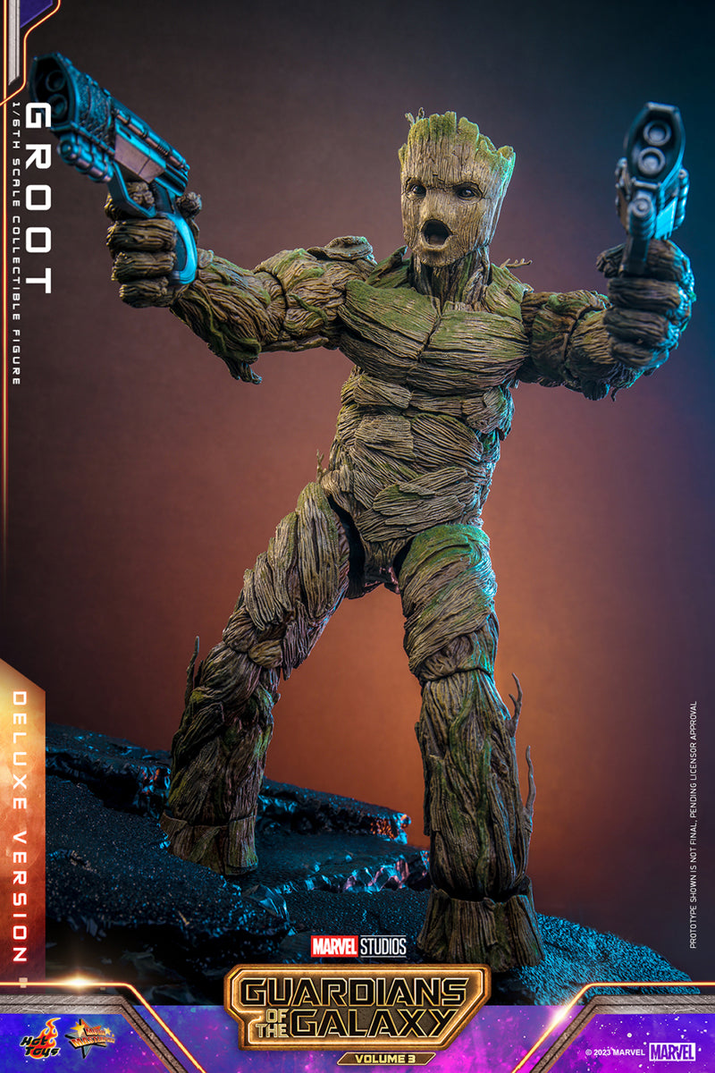 Hot toys ホットトイズ I AM GROOT フィギュア　(値段交渉可) Figura Groot Deluxe Version - Marvel - Sixth Scale - Hot Toys